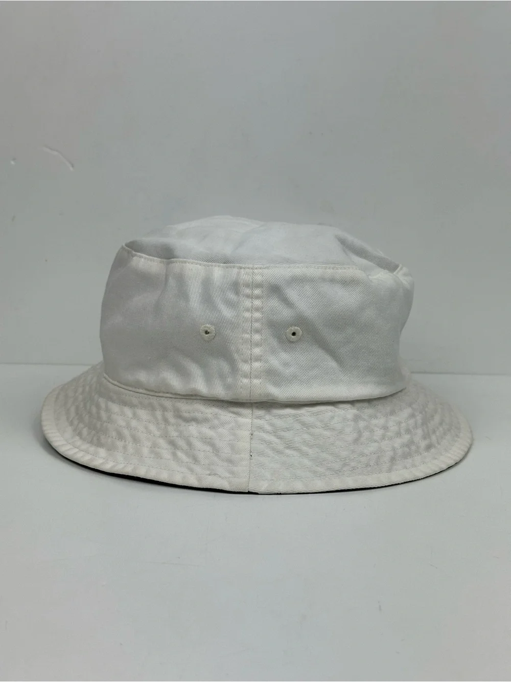 Polo by Ralph Lauren Reversible Cream Bucket Hat with Black Polo Player Logo